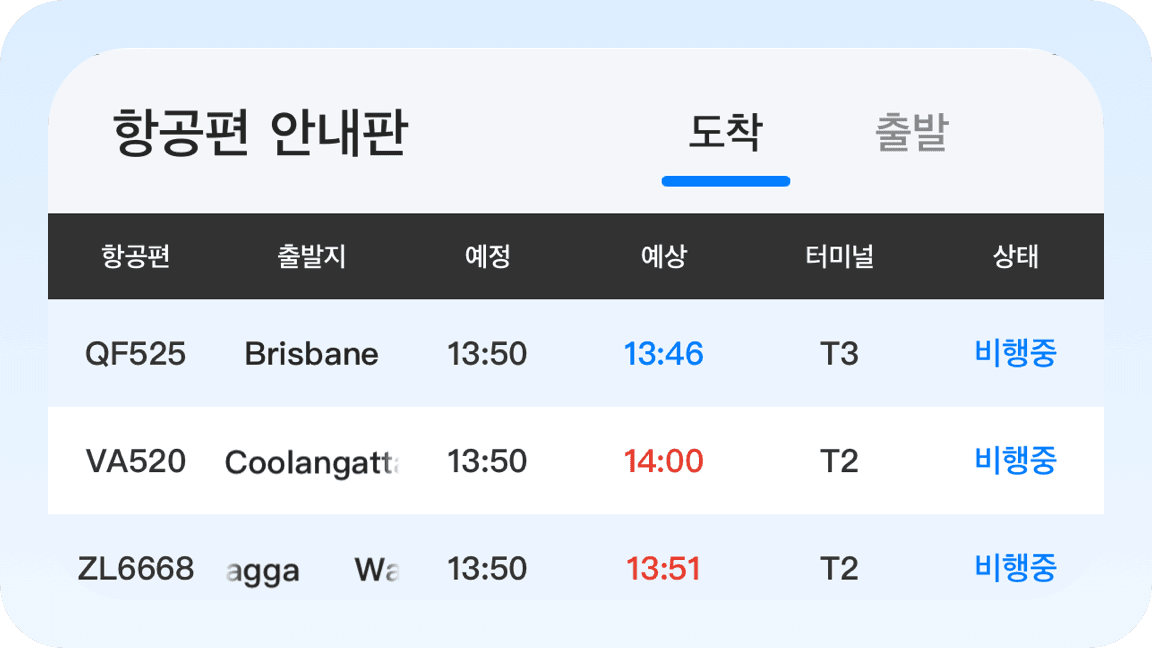 Flight info